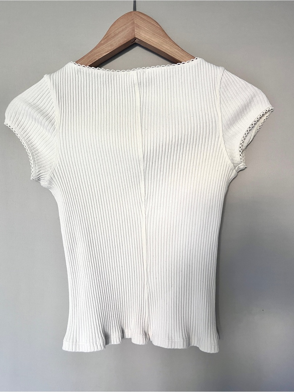 Free People Intimately Free Button Front Ribbed Top • Size XS - Picture 3 of 7